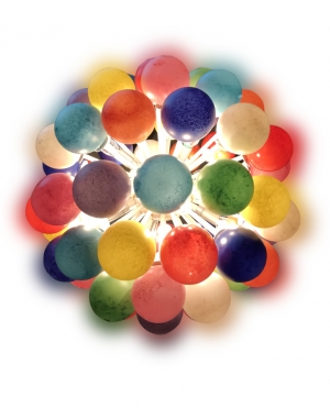 Lampadario con sfere colorate Coriandolo